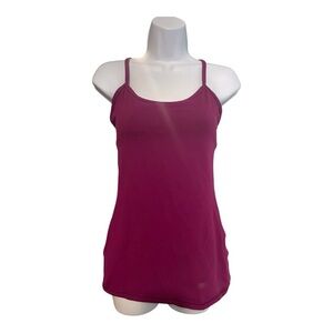 Lululemon Women’s Size M Magenta Tank Top Built In Bra Racerback